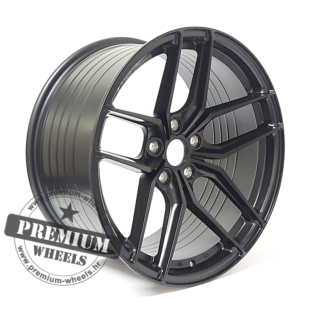 BM370CM ALU FELGA ZA BMW 5X120 19" BM370CM ET35 CRNA POLUMAT - Slika 1