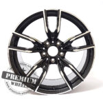 ALU FELGA ZA BMW 5X112 19" BM7104CP ET28 CRNA SA POLIRANIM - Slika 2