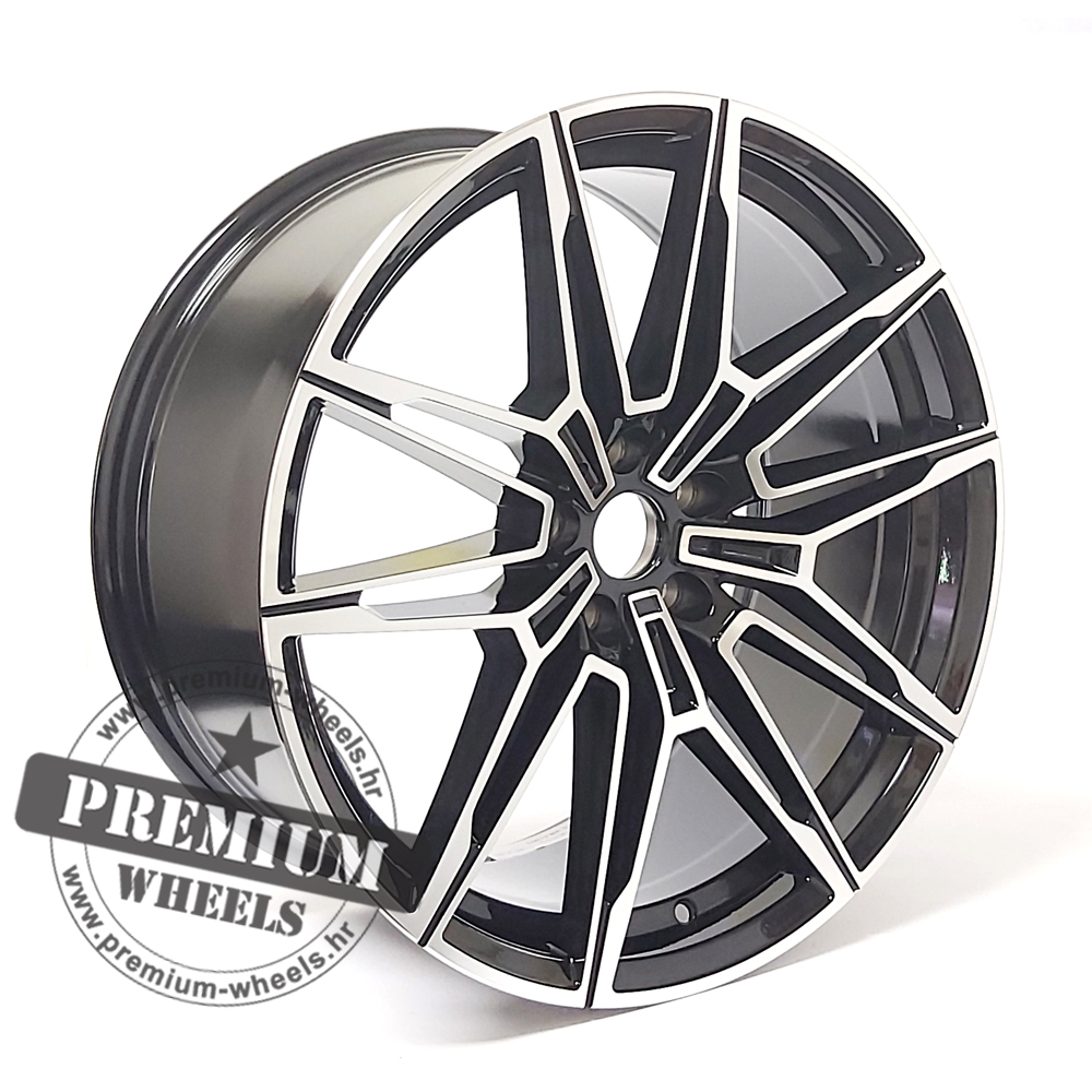 BM7106CP ALU FELGA ZA BMW 5X120 19" BM7106CP ET40 CRNA SA POLIRANIM - Slika 1