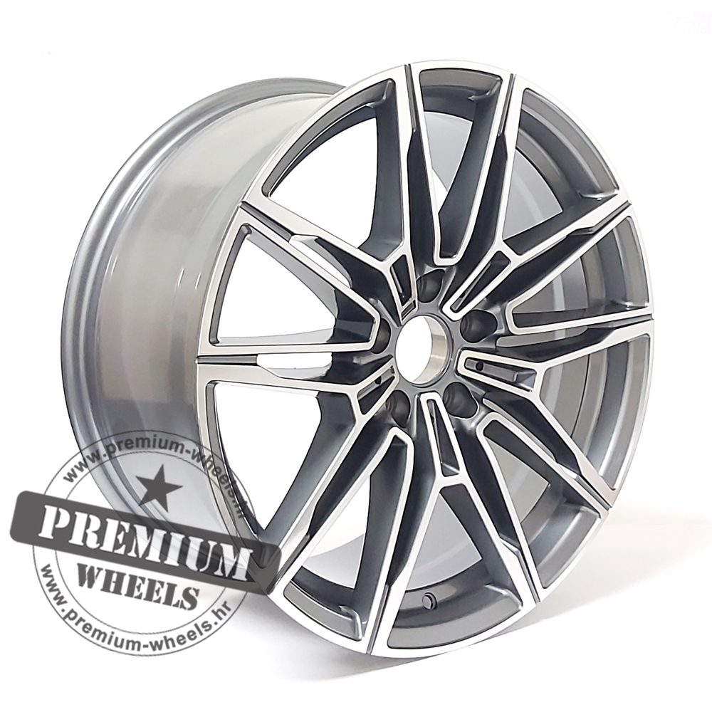 BM7106SP ALU FELGA ZA BMW 5X120 19" BM7106SP ET40 SIVA SA POLIRANIM - Slika 1