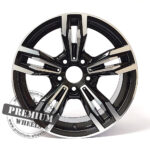 ALU FELGA ZA BMW 5X120 19" BM739CMP ET35 CRNA POLUMAT SA POLIRANIM - Slika 2