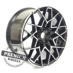 ALU FELGA ZA BMW 5X120 18" BM775CP ET40 CRNA SA POLIRANIM
