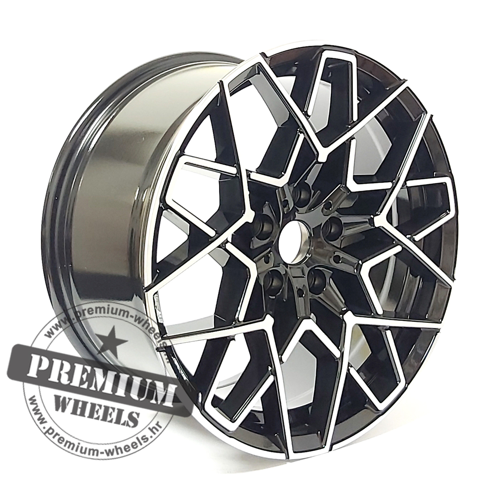 BM775CP ALU FELGA ZA BMW 5X120 18" BM775CP ET40 CRNA SA POLIRANIM - Slika 1