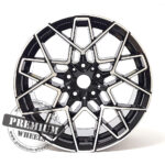 ALU FELGA ZA BMW 5X120 18" BM775CP ET40 CRNA SA POLIRANIM - Slika 2