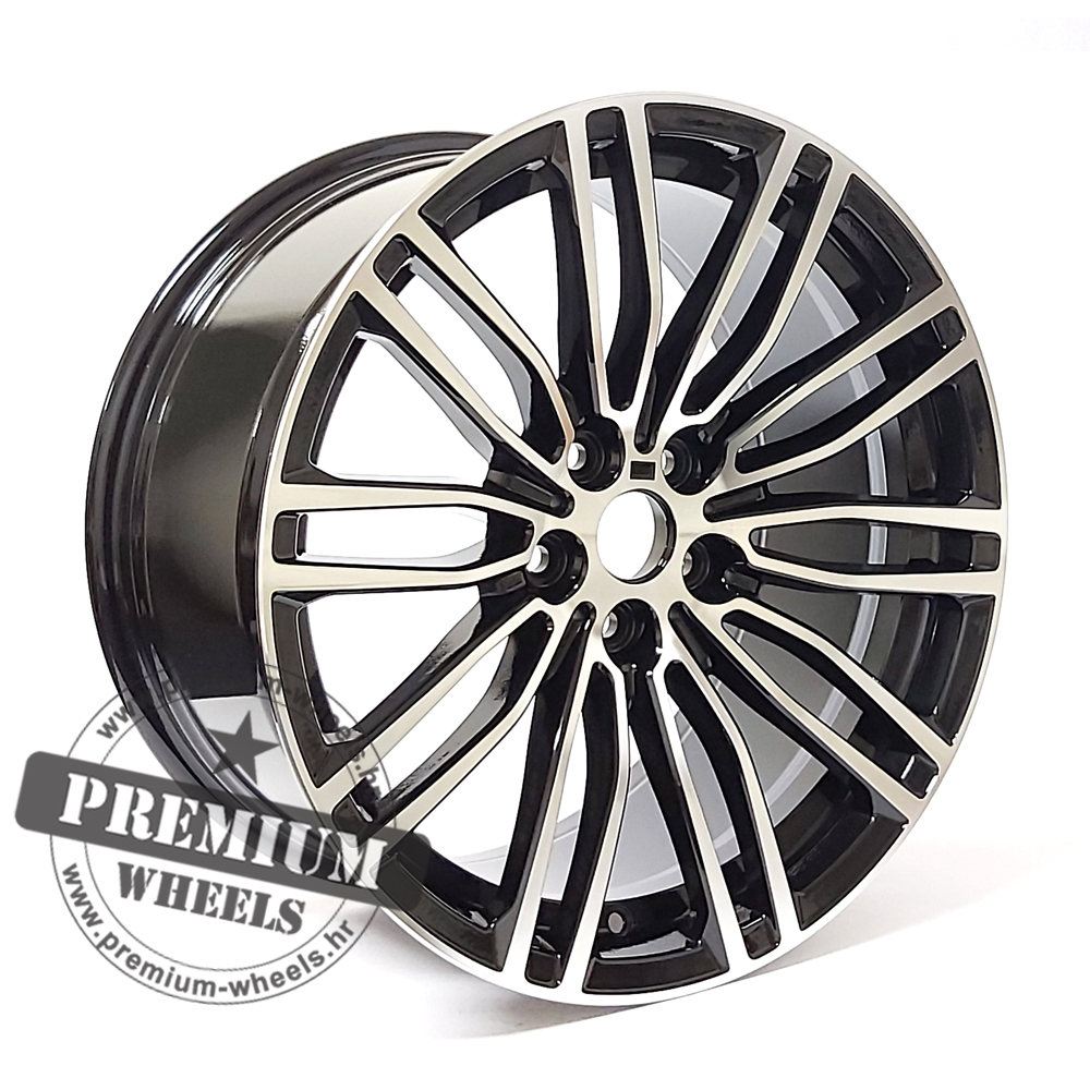 BY1318CP ALU FELGA BMW 5X112 19″ BY1318CP ET44 CRNA POLIRANA - Slika 1