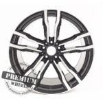 ALU FELGA ZA BMW 5X120 19" BY588CP ET48 CRNA S POLIRANIM - Slika 2