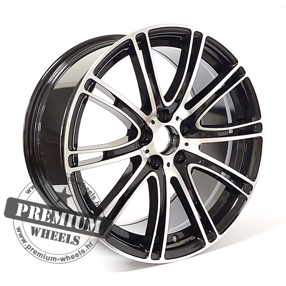 BY599CP ALU FELGA BMW 5X120 19" BY599CP ET33 CRNA SA POLIRANIM - Slika 1