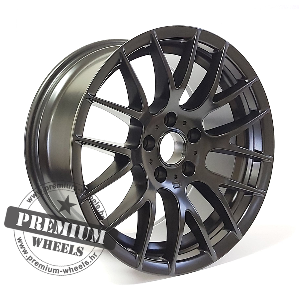 BY956CM ALU FELGA BMW 5X120 18" BY956CM ET38 CRNA POLUMAT - Slika 1