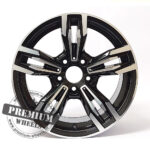ALU FELGA BMW 5X120 17" BY983CP ET20 CRNA SA POLIRANIM - Slika 2