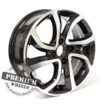 ALU FELGA CITROEN 4X108 16 A417CP ET26 CRNA SA POLIRANIM