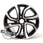 ALU FELGA CITROEN 4X108 16 A417CP ET26 CRNA SA POLIRANIM - Slika 2