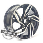 ALU FELGA CITROEN 4X108 16" CBK607CP ET25 CRNA SA POLIRANIM