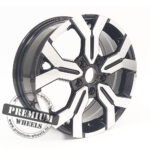 ALU FELGA ZA DACIA 4X100 15" DB1110CP ET40 CRNA S POLIRANIM