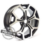 ALU FELGA DACIA 5X114.3 16" DBK5409CP ET50 CRNA SA POLIRANIM