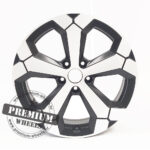 ALU FELGA ZA DACIA 5X114.3 17″ DY1274CMP ET32 CRNA SA POLIRANIM - Slika 2