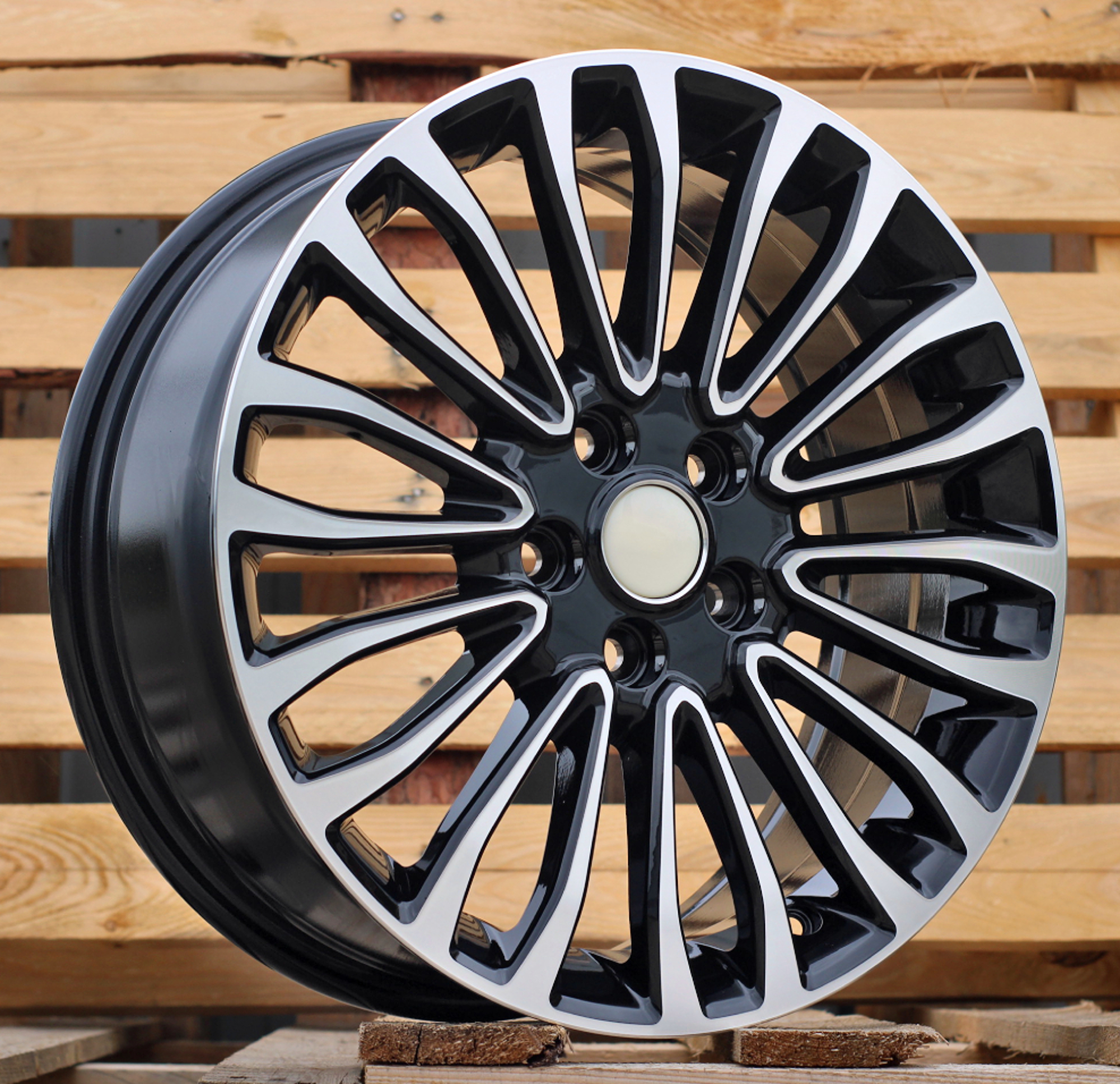 FY1158CP ALU FELGA ZA FORD 5X108 17" FY1158CP ET50 CRNA SA POLIRANIM - Slika 1
