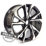 ALU FELGA HONDA 5X114.3 17" HA5563CP ET45 CRNA SA POLIRANIM