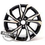 ALU FELGA HONDA 5X114.3 17" HA5563CP ET45 CRNA SA POLIRANIM - Slika 2