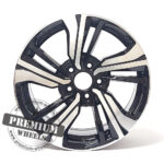 ALU FELGA HONDA 5X114.3 17" HBK5385CP ET45 CRNA SA POLIRANIM - Slika 2