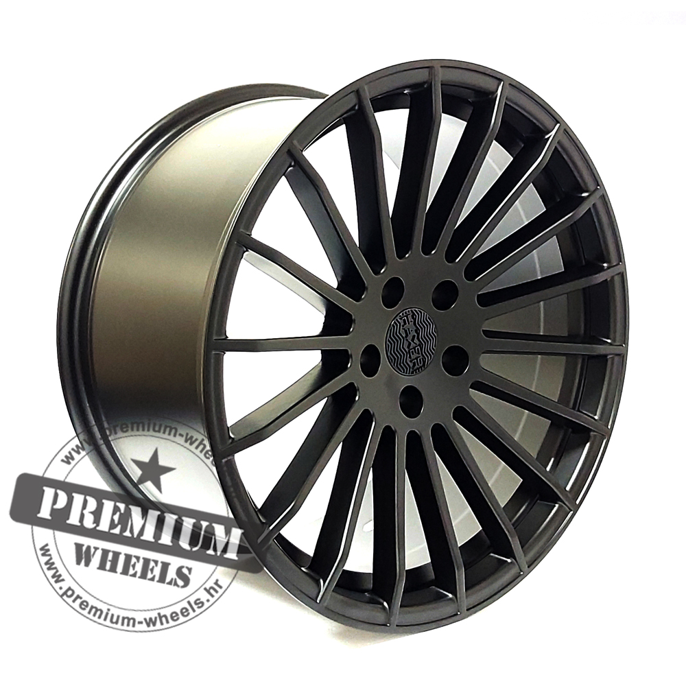 HX010CM ALU FELGA HAXER 5X108 21" HX010CM ET40 CRNA POLUMAT - Slika 1