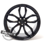 ALU FELGA HAXER 5X120 22" HX011CM ET38 CRNA POLUMAT - Slika 2