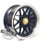 ALU FELGA HAXER 5X112 17" HX025CPR ET30 CRNA SA POLIRANIM RUBOM