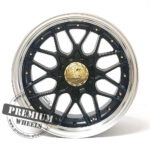 ALU FELGA HAXER 5X112 17" HX025CPR ET30 CRNA SA POLIRANIM RUBOM - Slika 2