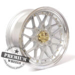 ALU FELGA HAXER 4X100 17" HX025SRPR ET30 SREBRNA SA POLIRANIM RUBOM