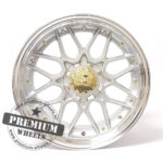 ALU FELGA HAXER 4X100 17" HX025SRPR ET30 SREBRNA SA POLIRANIM RUBOM - Slika 2