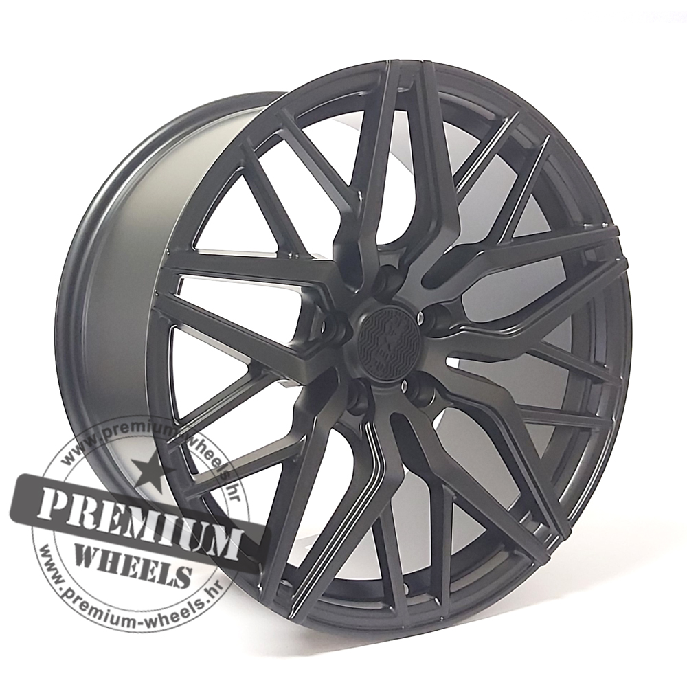 HX035CM ALU FELGA HAXER 5X112 19″ HX035CM ET40 CRNA POLUMAT - Slika 1