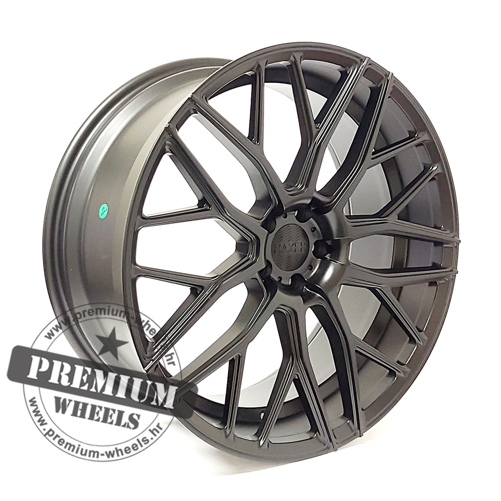 HX038CM ALU FELGA HAXER 5X108 21" HX038CM ET40 CRNA POLUMAT - Slika 1