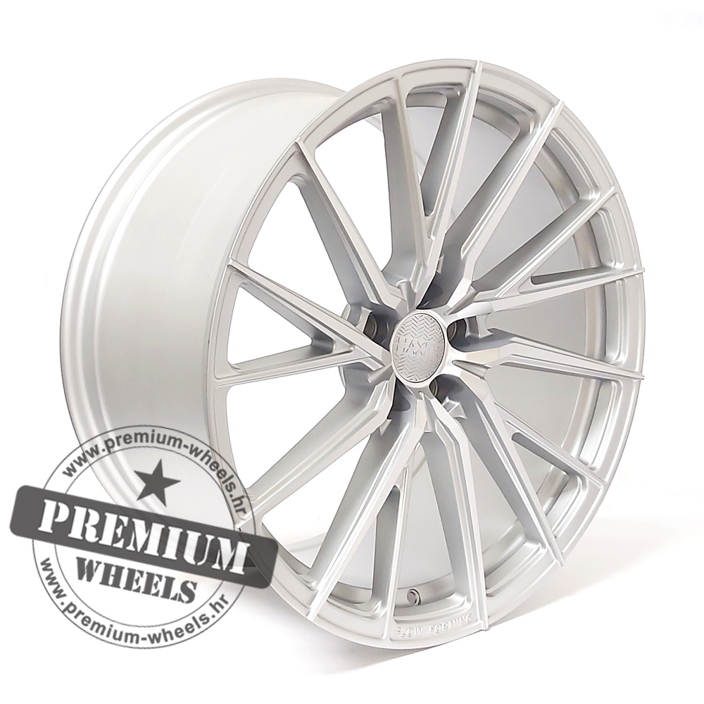 HX06FSRMP ALU FELGA HAXER 5X112 20" HX06FSRMP ET35 SREBRNA POLUMAT SA POLIRANIM - Slika 1