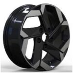 ALU FELGA HYUNDAI 5X114.3 16" HY0137CP ET43 CRNA SA POLIRANIM