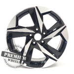 ALU FELGA ZA HYUNDAI 5X114.3 17" HYB1622CP ET51 CRNA S POLIRANIM - Slika 2