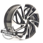 ALU FELGA HYUNDAI 5X114.3 16" HYBK5518CP ET45 CRNA SA POLIRANIM