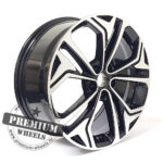 ALU FELGA HYUNDAI 5X114.3 19" HYBK5519CP ET50 CRNA SA POLIRANIM