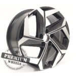 ALU FELGA ZA HYUNDAI 5X114.3 19" HYD1926CMP ET51 CRNA POLUMAT SA POLIRANIM