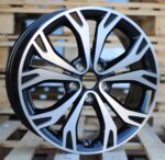 ALU FELGA HYUNDAI 5X114.3 18" HYTL0604CP ET49 CRNA SA POLIRANIM - Slika 2