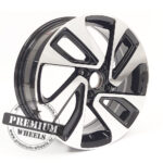 ALU FELGA KIA 4X100 16" KA422CP ET43 CRNA SA POLIRANIM