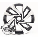 ALU FELGA KIA 4X100 16" KA422CP ET43 CRNA SA POLIRANIM - Slika 2