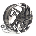 ALU FELGA KIA 5X114.3 19" KB1927CP ET51 CRNA SA POLIRANIM