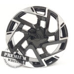 ALU FELGA KIA 5X114.3 19" KB1927CP ET51 CRNA SA POLIRANIM - Slika 2