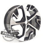 ALU FELGA KIA 5X114.3 18" KD1928CP ET51 CRNA SA POLIRANIM