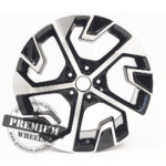 ALU FELGA KIA 5X114.3 18" KD1928CP ET51 CRNA SA POLIRANIM - Slika 2