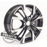 ALU FELGA KIA 4X100 15" KY1127CP ET51 CRNA SA POLIRANIM