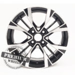 ALU FELGA KIA 4X100 15" KY1127CP ET51 CRNA SA POLIRANIM - Slika 2