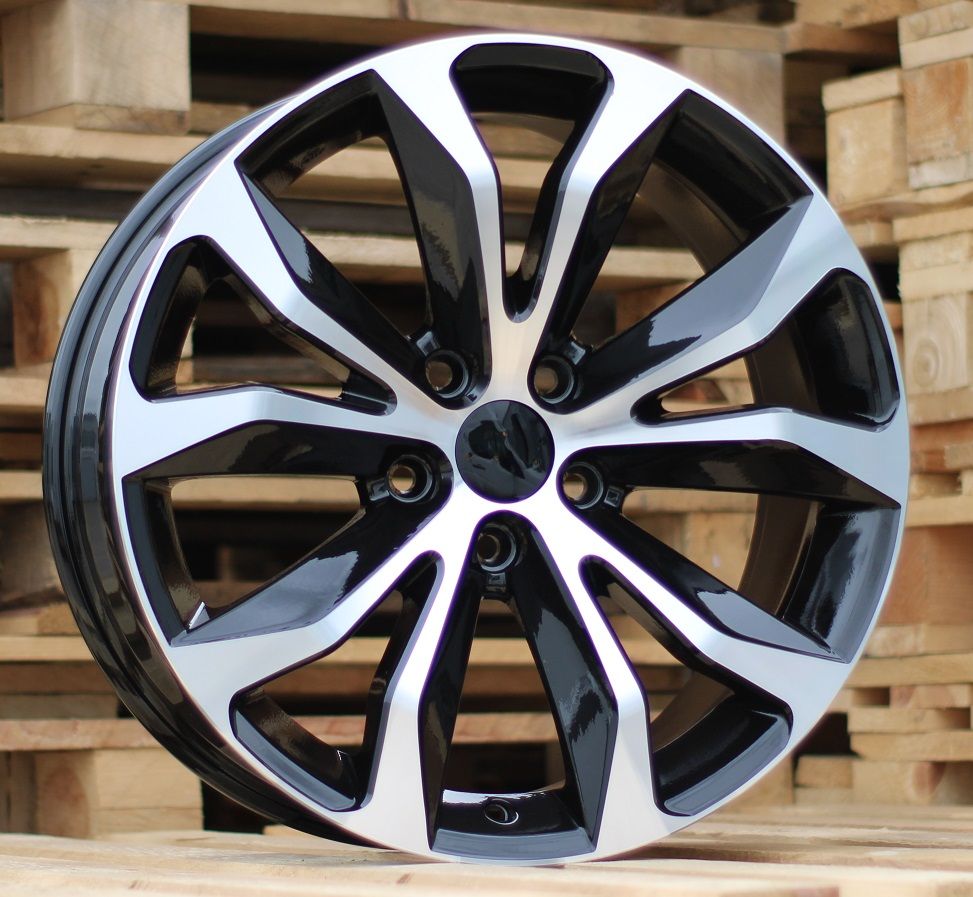LXB1237CP.jfif_ ALU FELGA LEXUS 5X114.3 18" LXB1237CP ET35 CRNA SA POLIRANIM - Slika 1