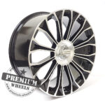 ALU FELGA MERCEDES 5X112 20" M8115CP ET38 CRNA SA POLIRANIM