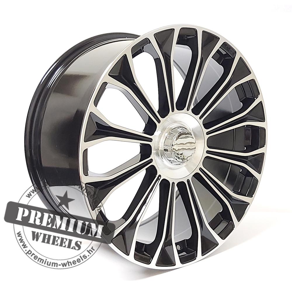 M8115CP ALU FELGA MERCEDES 5X112 20" M8115CP ET38 CRNA SA POLIRANIM - Slika 1