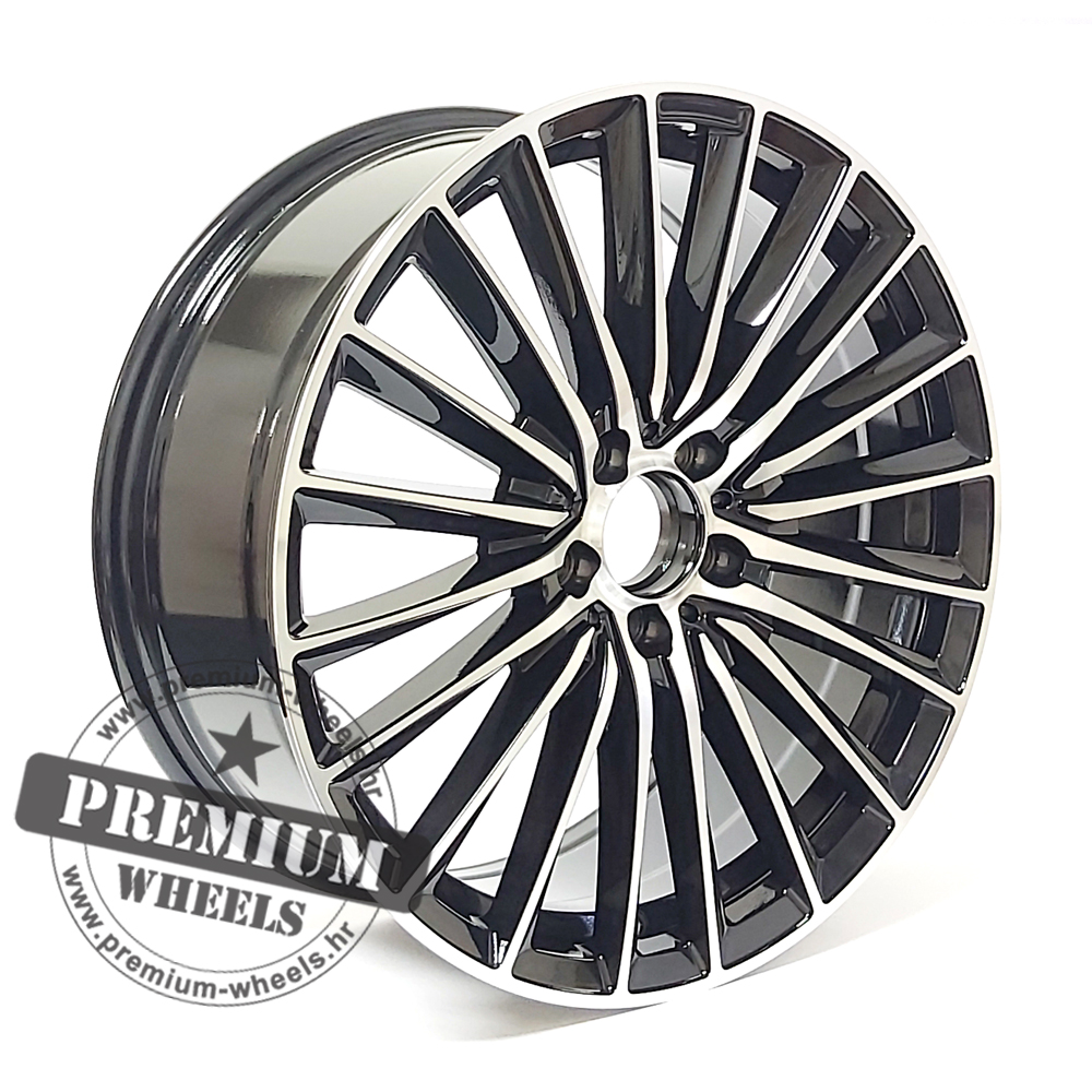 MB5909CP ALU FELGA MERCEDES 5X112 19" MB5909CP ET45 CRNA SA POLIRANIM - Slika 1